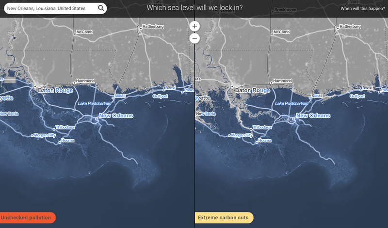 Illustration for article titled These Are the American Cities That Could Be Buried Underwater by 2200